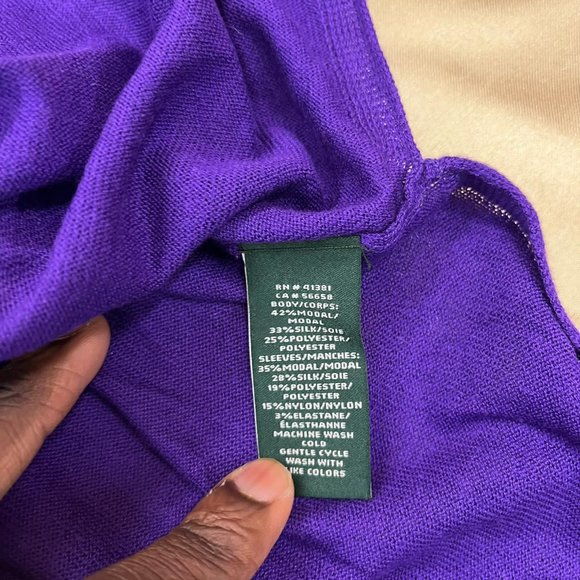 NWT Lauren Ralph Lauren 1pc top - Picture 6 of 8